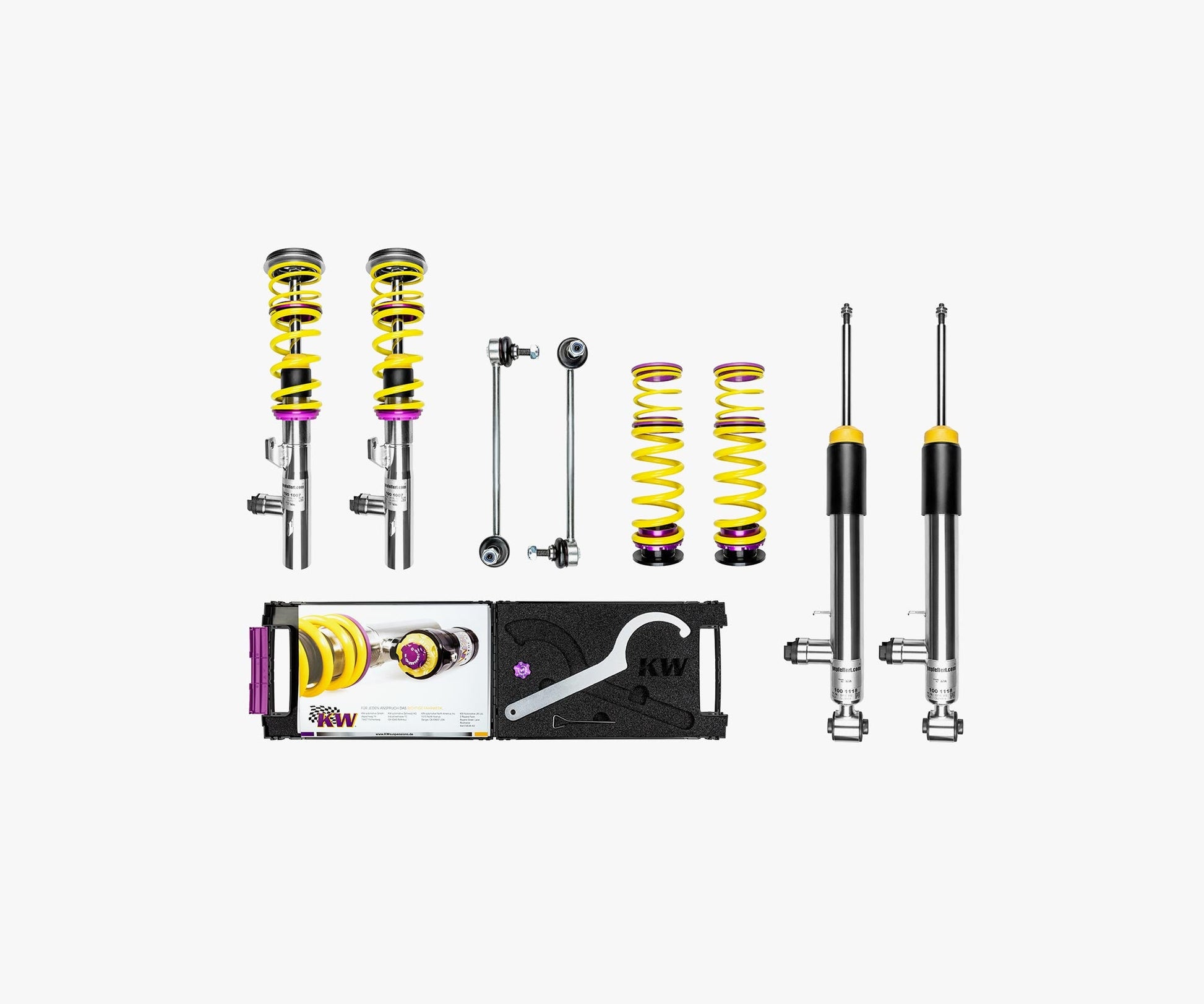 gepfeffert.com Gewindefahrwerk DDC plug&play Ø 55mm (tiefe Ausführung ohne Sturzdomlager) - gepfeffert.com