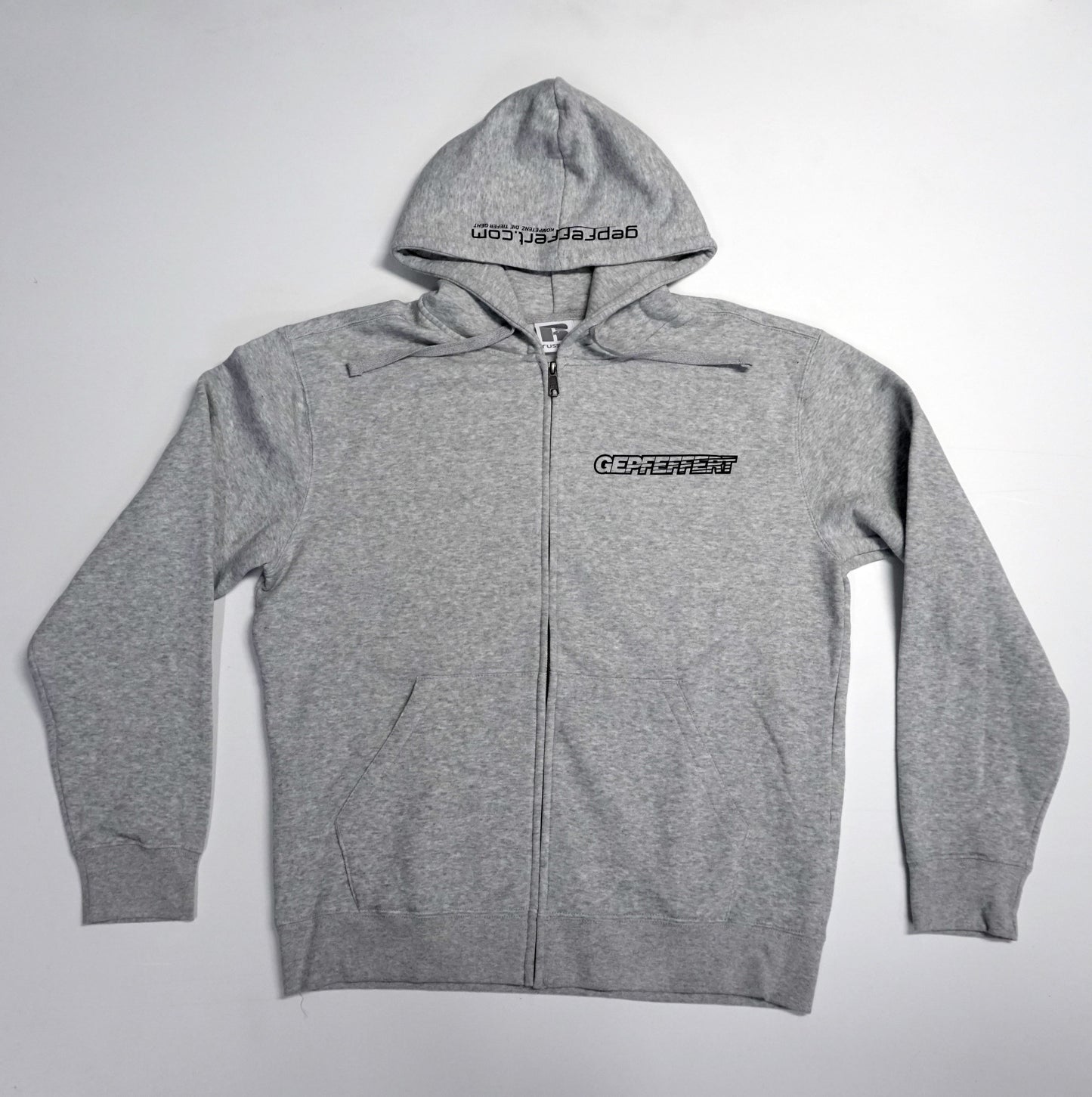 gepfeffert.com® Hoodie-Zipper GRAU/SCHWARZ/PINK/WEIß - gepfeffert.com