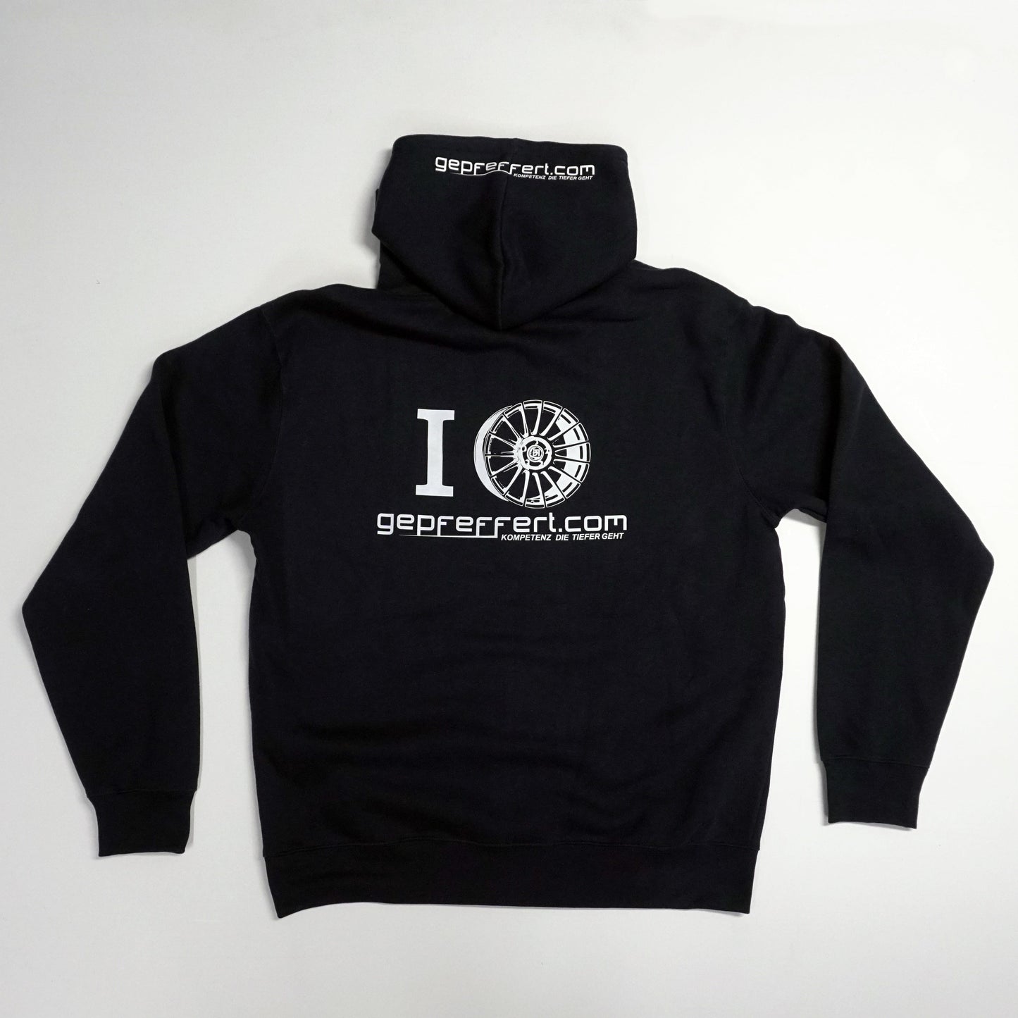 gepfeffert.com® Hoodie-Zipper GRAU/SCHWARZ/PINK/WEIß - gepfeffert.com