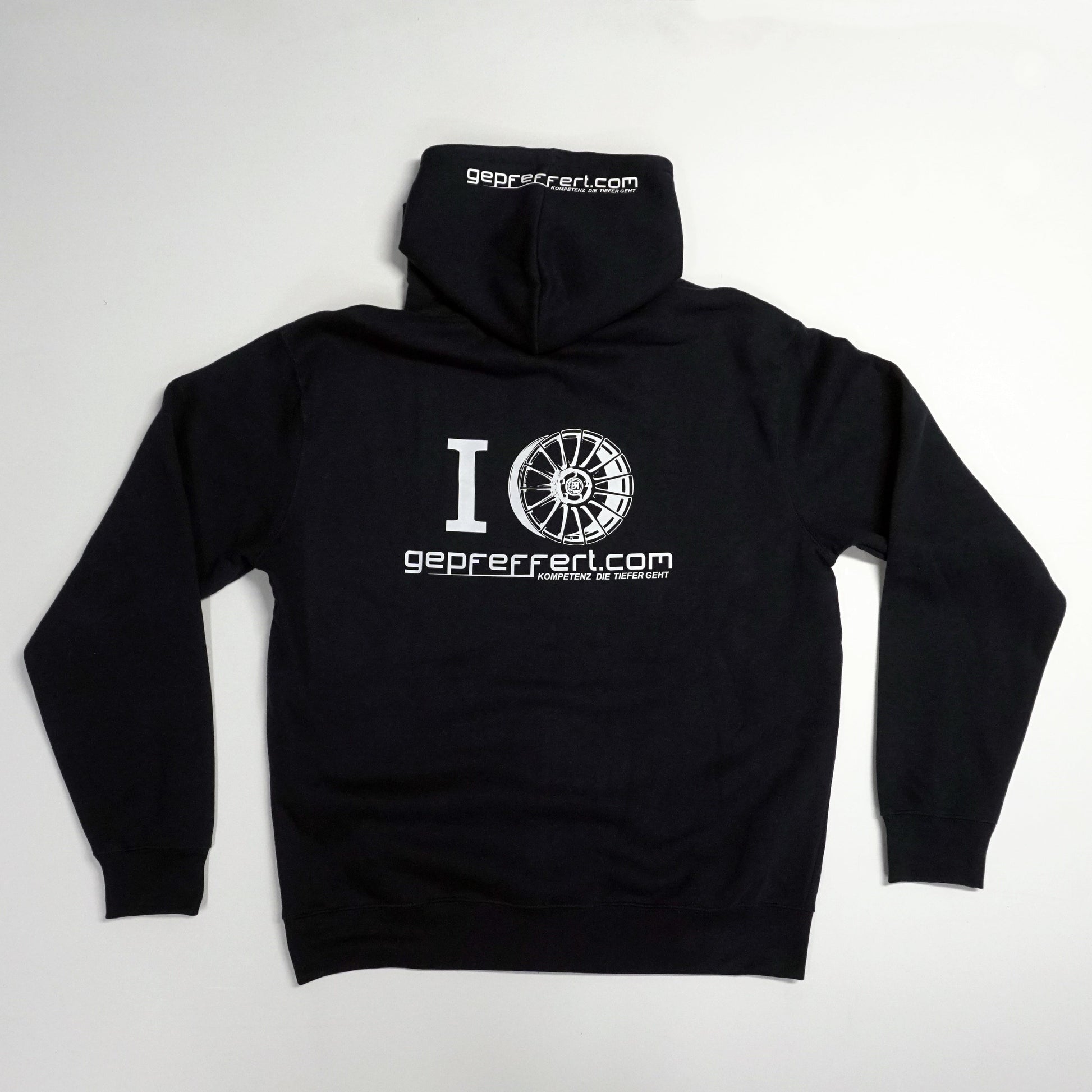 gepfeffert.com® Hoodie-Zipper GRAU/SCHWARZ/PINK/WEIß - gepfeffert.com