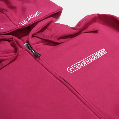 gepfeffert.com® Hoodie-Zipper GRAU/SCHWARZ/PINK/WEIß - gepfeffert.com
