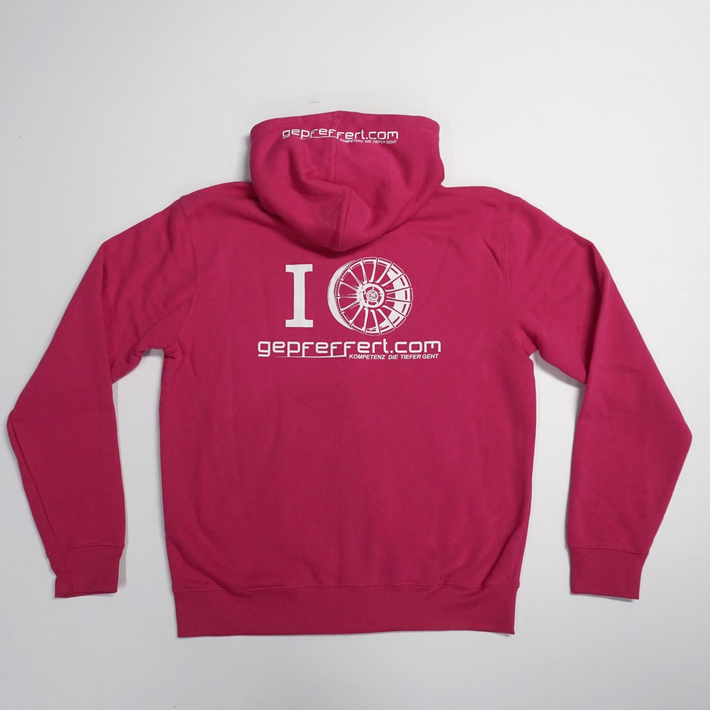 gepfeffert.com® Hoodie-Zipper GRAU/SCHWARZ/PINK/WEIß - gepfeffert.com