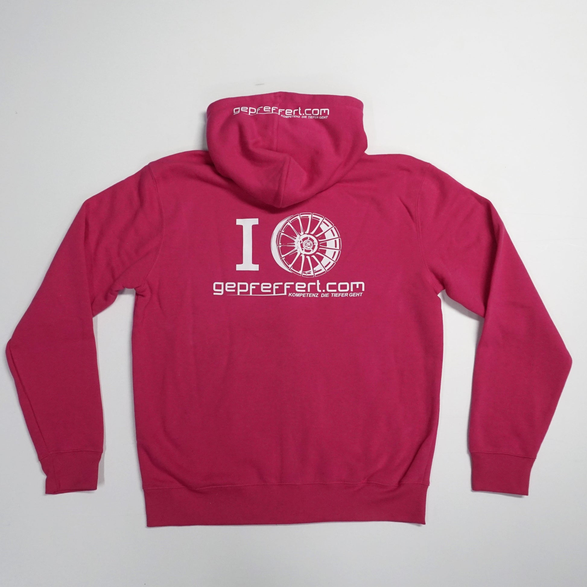 gepfeffert.com® Hoodie-Zipper GRAU/SCHWARZ/PINK/WEIß - gepfeffert.com
