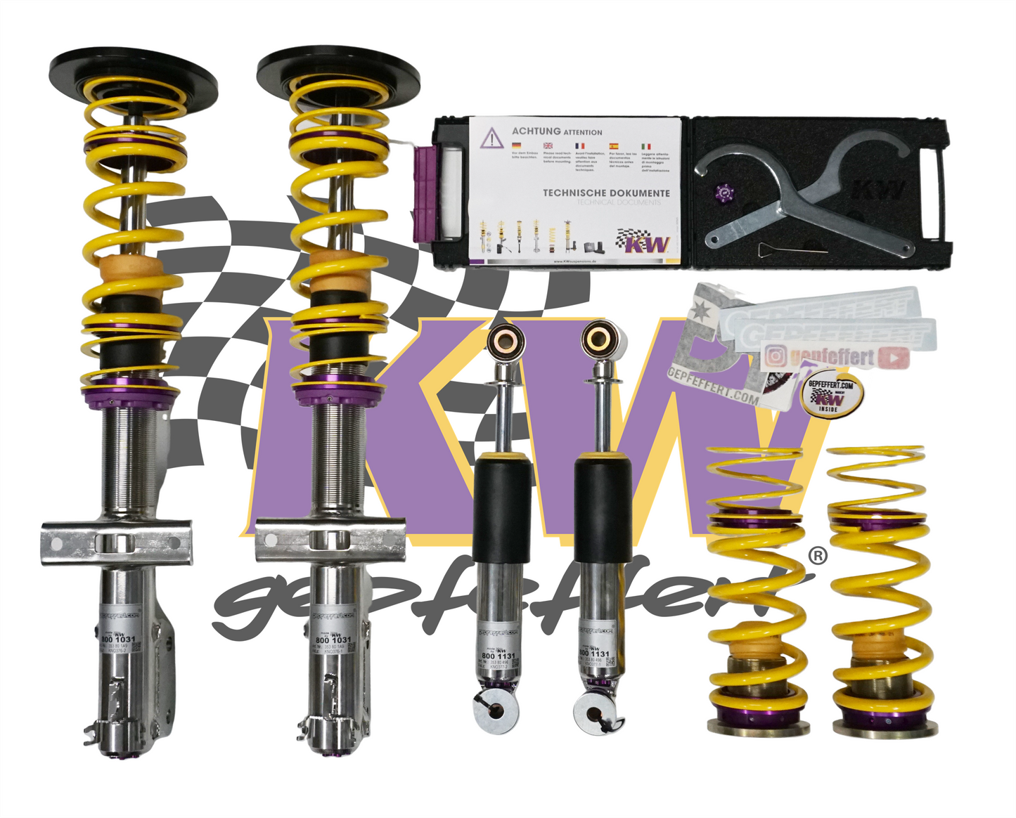 gepfeffert.com Gewindefahrwerk V3 INOX für Mercedes V-Klasse & Vito W447 - gepfeffert.com