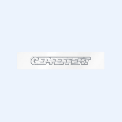 Aufkleber GEPFEFFERT Windschutzscheibe 54 cm - gepfeffert.com