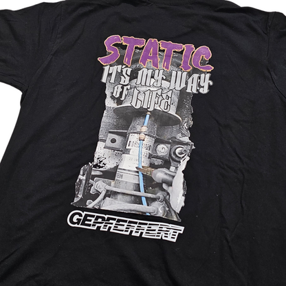 gepfeffert.com T-Shirt OVERSIZE Static it's my way of life - gepfeffert.com