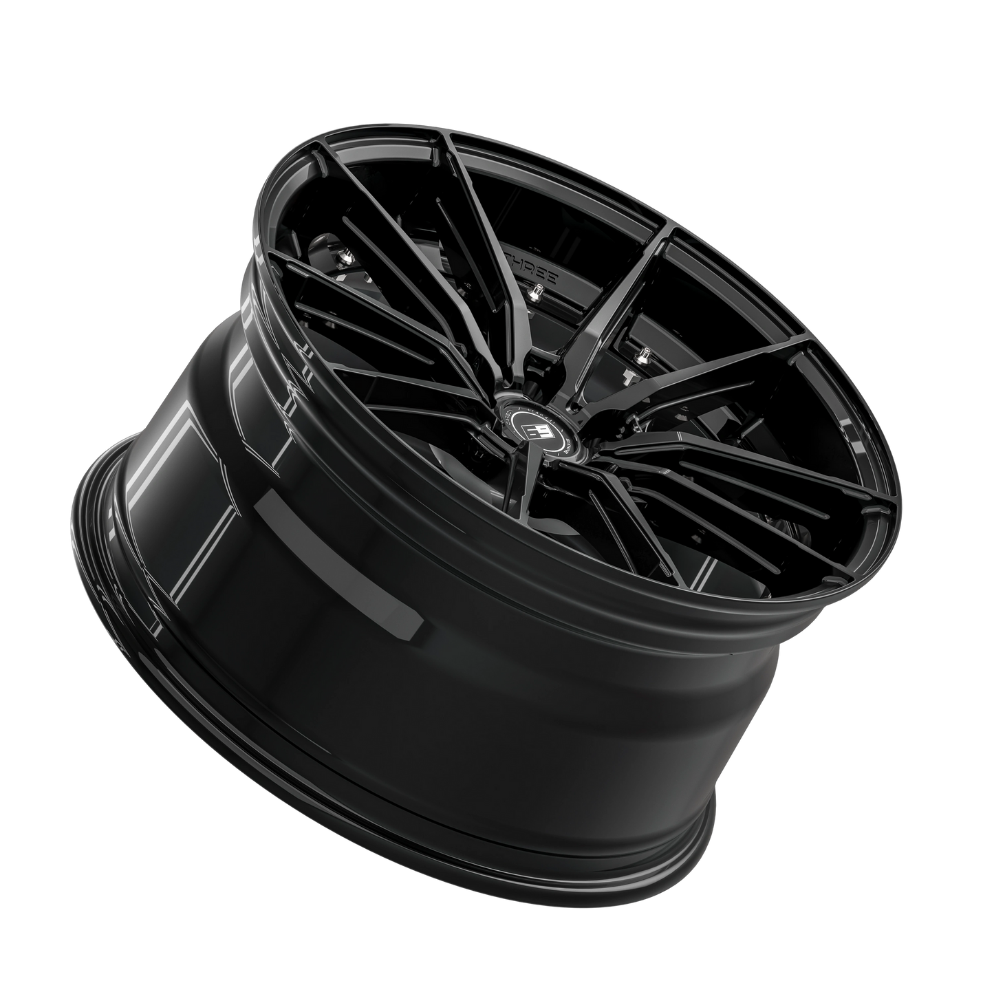 SIXNINE WHEELS Alufelgen FF-THREE 20 Zoll - Glossy Black