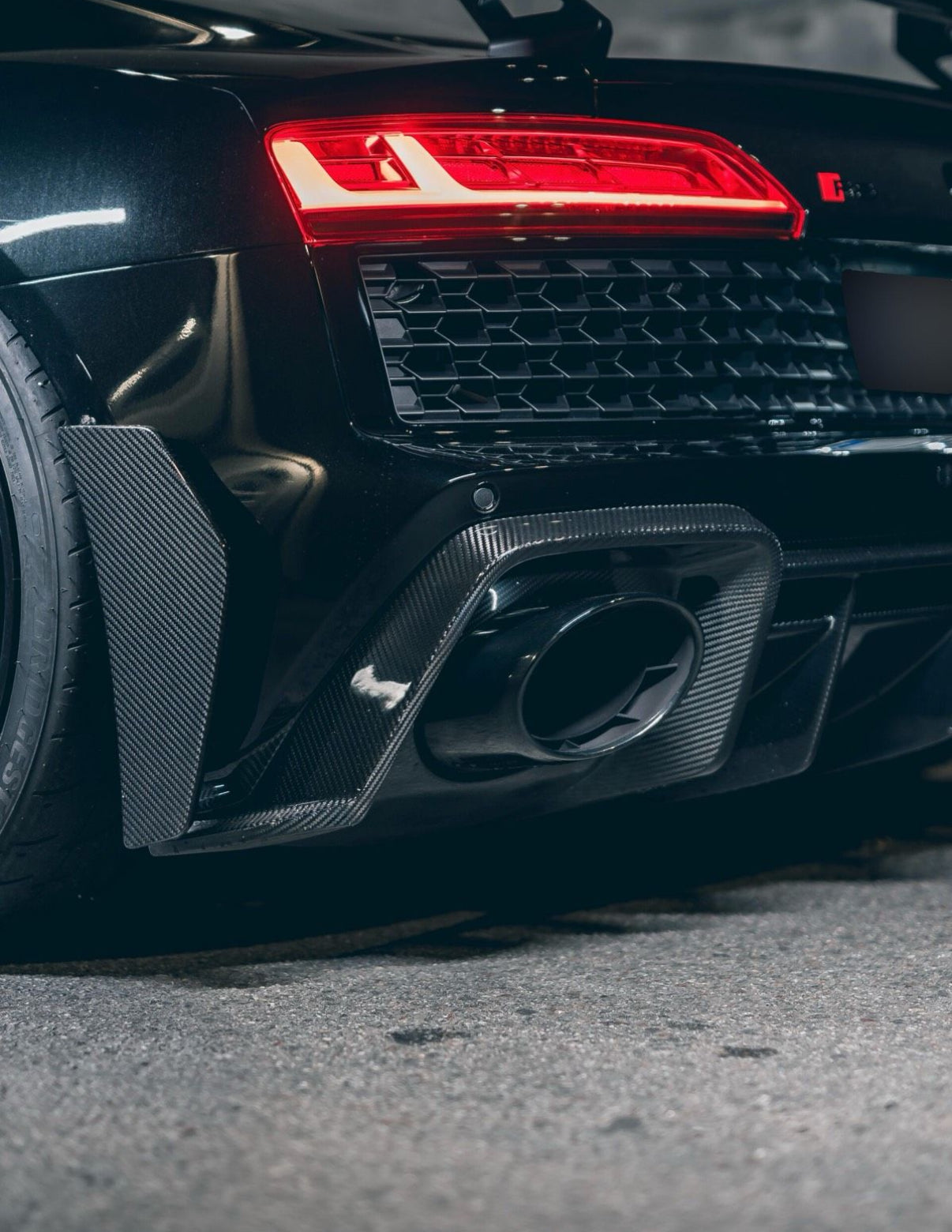 CPG Heckdiffuser mit Sideblades Carbon passend für Audi R8 4s - gepfeffert.com