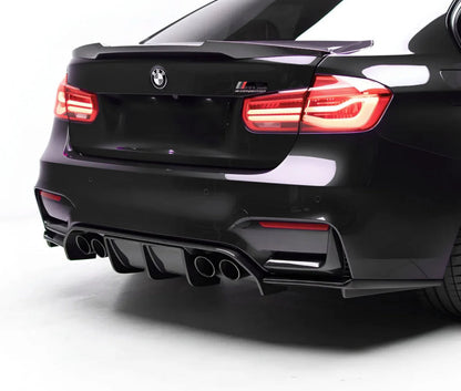 CPG Heckdiffuser mit Sideblades Carbon passend für  BMW M3 M4 F80 F82 F83 - gepfeffert.com