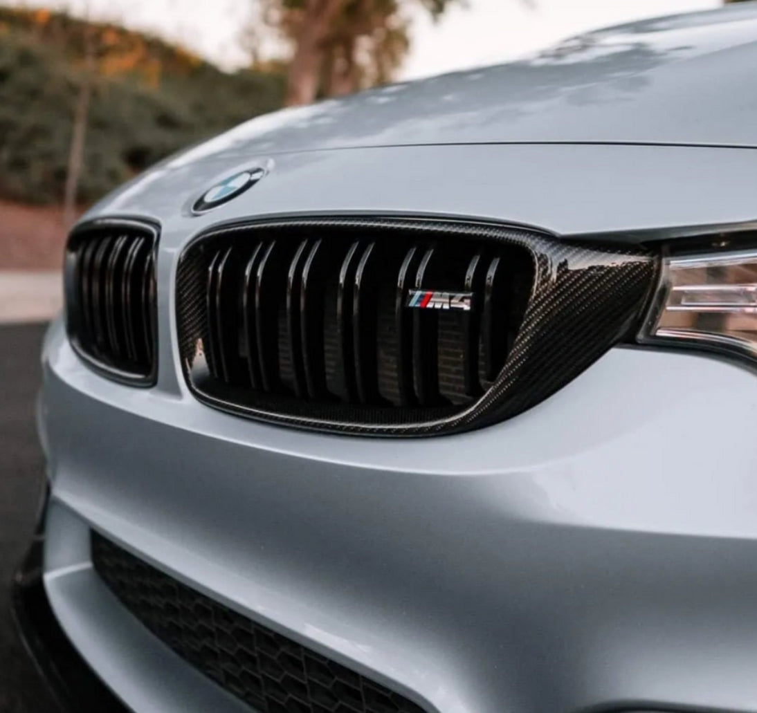 CPG Frontgrill Carbon passend für  BMW 4er F32 F33 F36 M3 M4 F80 F82 F83 - gepfeffert.com