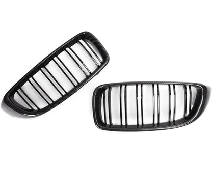 CPG Frontgrill Carbon passend für  BMW 4er F32 F33 F36 M3 M4 F80 F82 F83 - gepfeffert.com