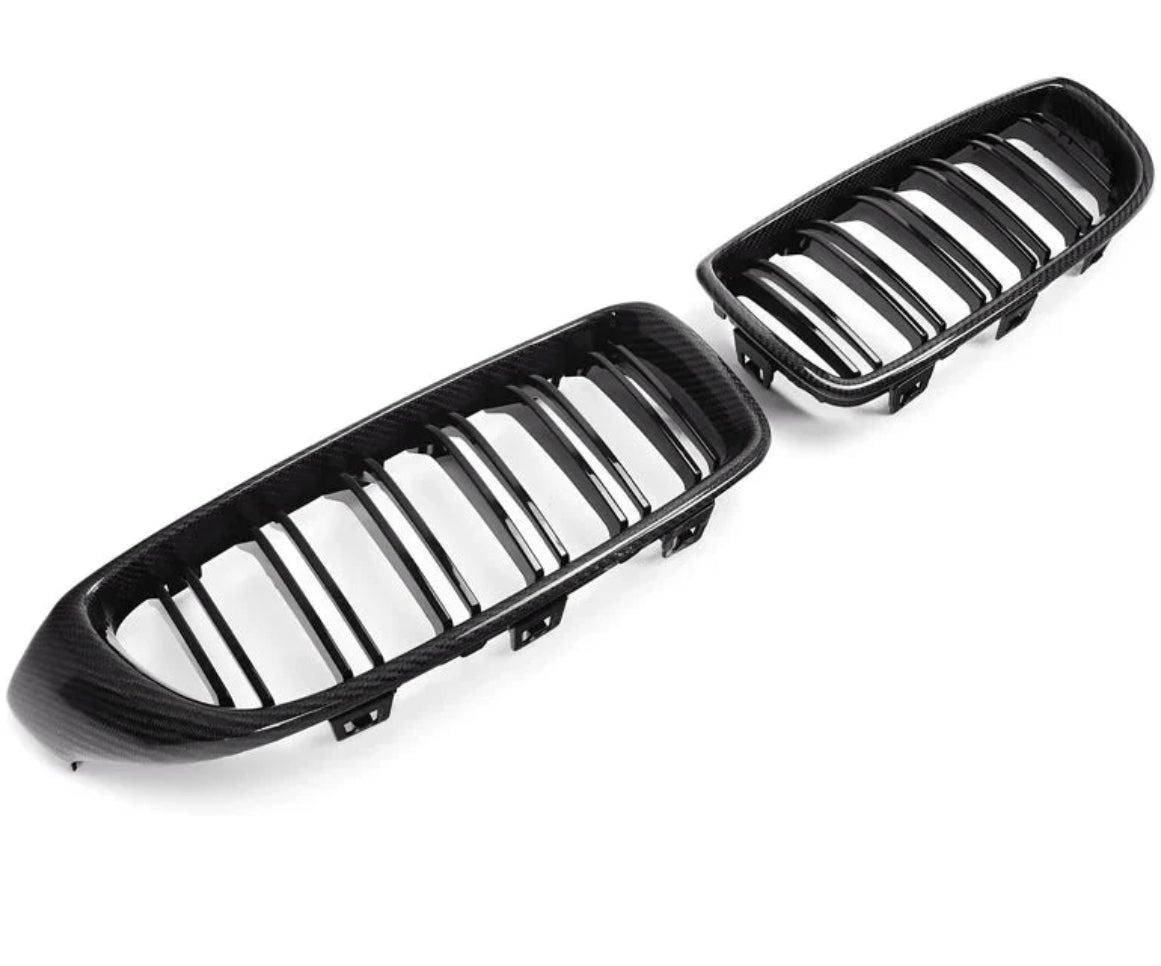 CPG Frontgrill Carbon passend für  BMW 4er F32 F33 F36 M3 M4 F80 F82 F83 - gepfeffert.com