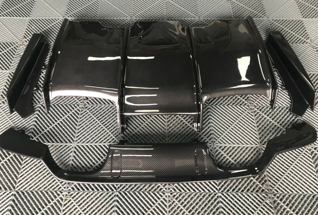 CPG Heckdiffuser PSM 4 teilig passend für BMW M3 M4 F80 F82 F83 - gepfeffert.com