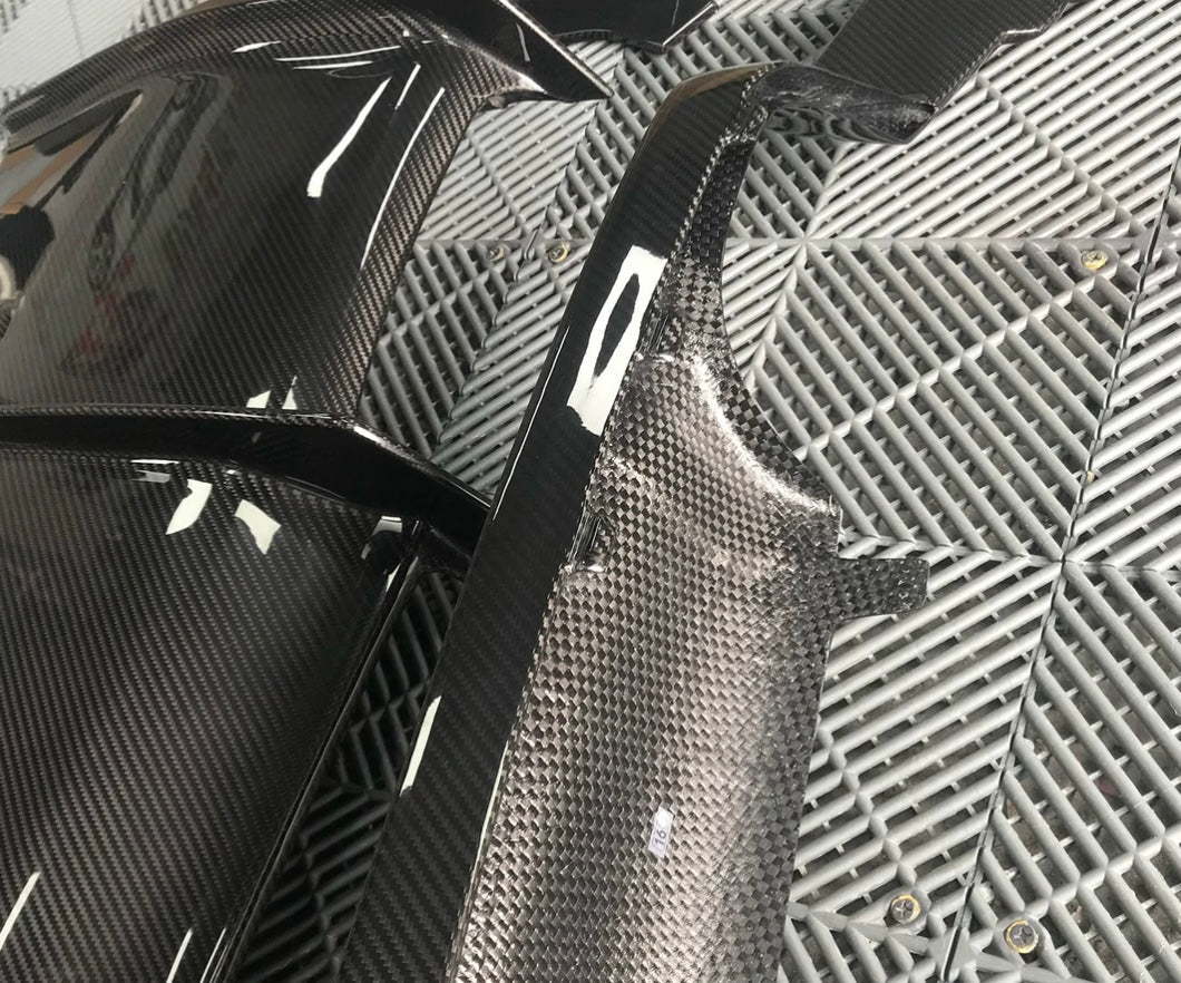 CPG Heckdiffuser PSM 4 teilig passend für BMW M3 M4 F80 F82 F83 - gepfeffert.com