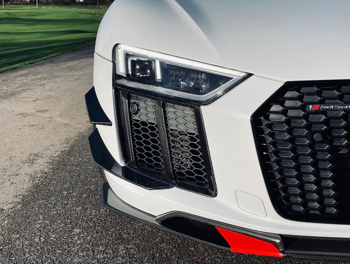 CPG Abdeckung Lufteinlässe Stoßstange vorne Carbon 2015-2019 passend für Audi R8 4s - gepfeffert.com