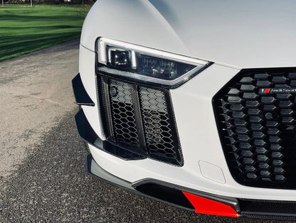CPG Abdeckung Lufteinlässe Stoßstange vorne Carbon 2015-2019 passend für Audi R8 4s - gepfeffert.com