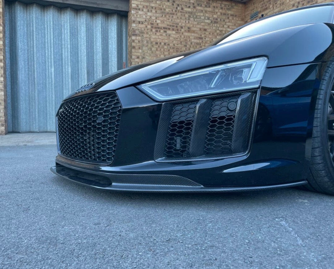 CPG Abdeckung Lufteinlässe Stoßstange vorne Carbon 2015-2019 passend für Audi R8 4s - gepfeffert.com