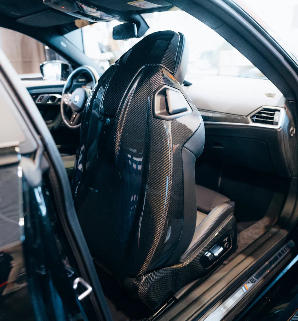 CPG Carbon Fiber Seat Back Cover passend für BMW X3M/X4M M2/M3/M4 G87 G80/G81 G82/G83 - gepfeffert.com