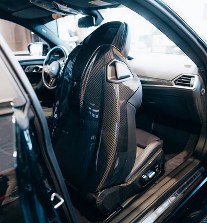 CPG Carbon Fiber Seat Back Cover passend für BMW X3M/X4M M2/M3/M4 G87 G80/G81 G82/G83 - gepfeffert.com