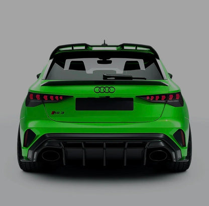CPG Kofferraumspoiler DRY Carbon passend für Audi A3 S3 RS3 8Y 2022+ - gepfeffert.com