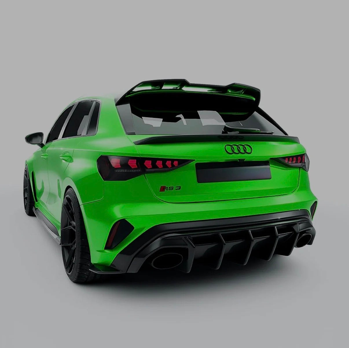 CPG Kofferraumspoiler DRY Carbon passend für Audi A3 S3 RS3 8Y 2022+ - gepfeffert.com