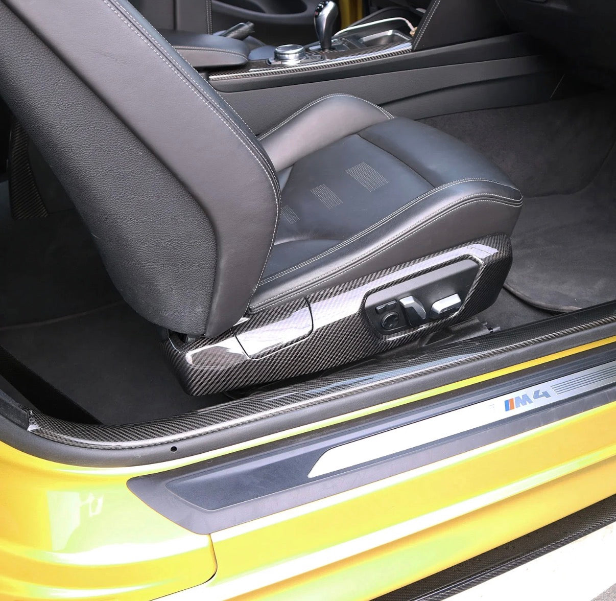 CPG Einstiegsleisten DRY Carbon passend für  BMW M4 F82 F83 4er F32 F33 - gepfeffert.com