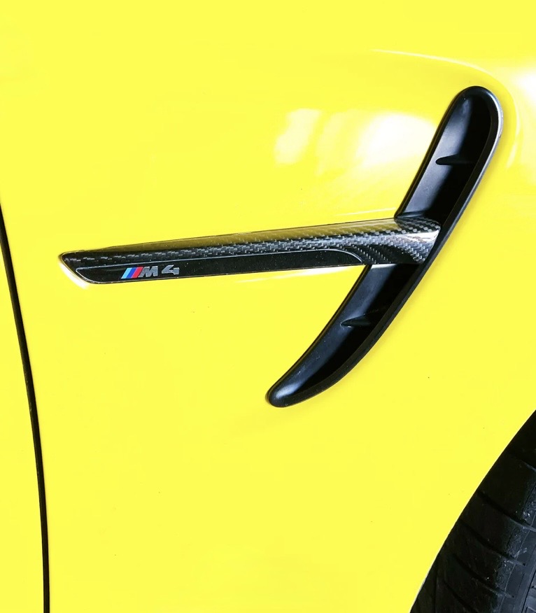 CPG Kotflügel Embleme CPG DRY Carbon passend für  BMW M3 F80 M4 F82 F83 - gepfeffert.com