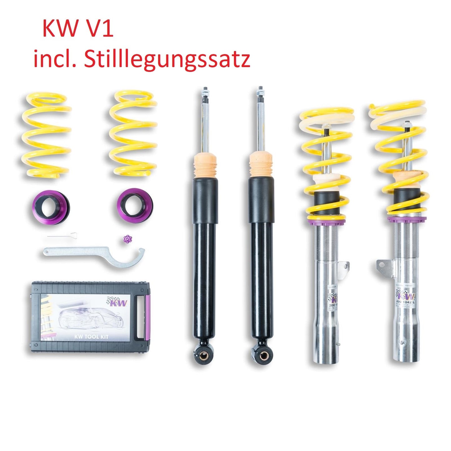 KW V1 / V2 / V3 / V4 & ST X / XA / XTA Gewindefahrwerke für Golf VII 2.0R 4Motion - gepfeffert.com