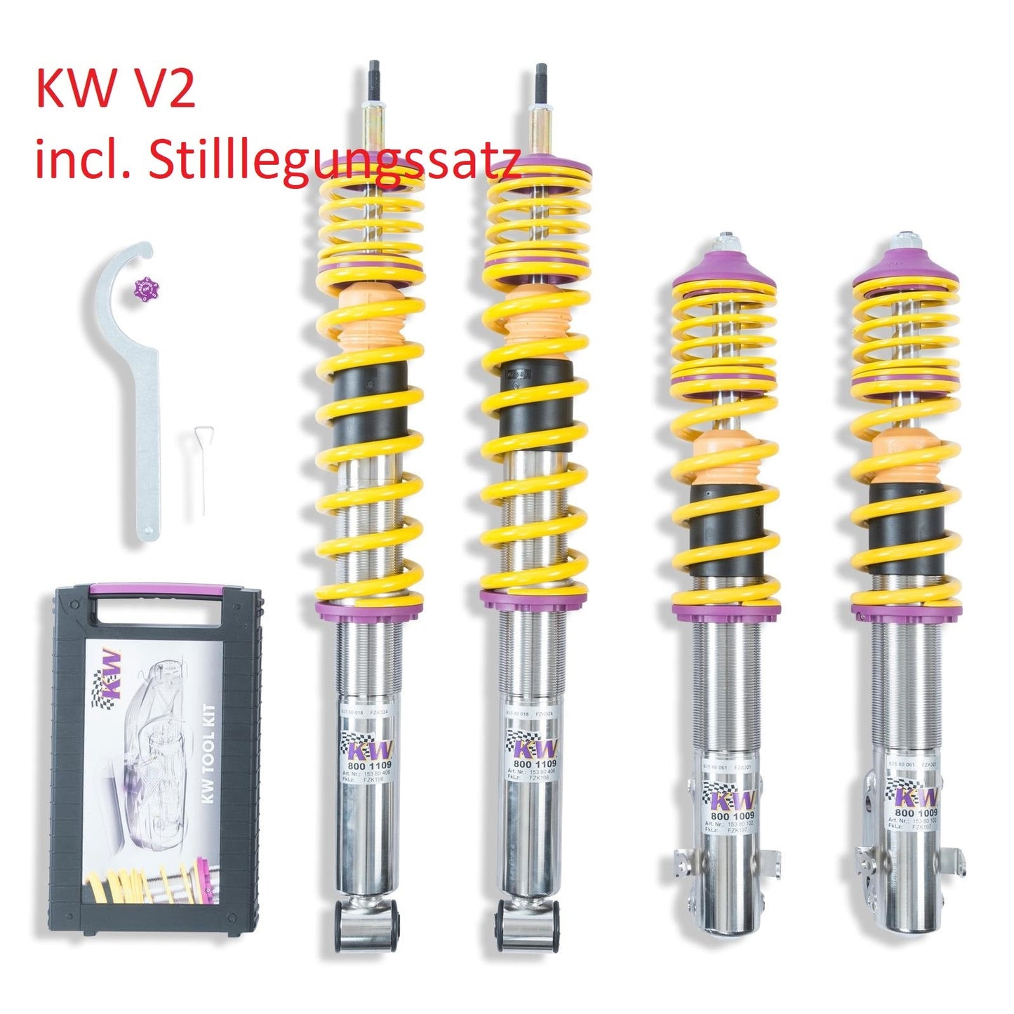 KW V1 / V2 / V3 / V4 & ST X / XA / XTA Gewindefahrwerke für Golf VII 2.0R 4Motion - gepfeffert.com