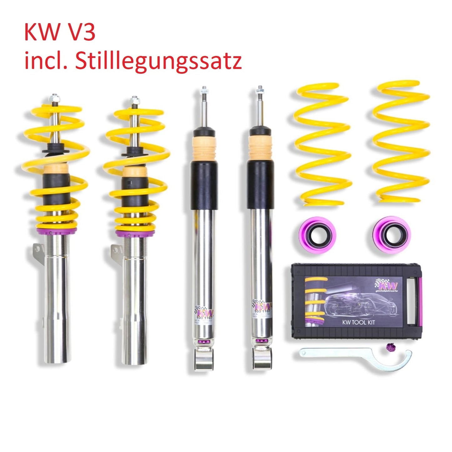 KW V1 / V2 / V3 / V4 & ST X / XA / XTA Gewindefahrwerke für Golf VII 2.0R 4Motion - gepfeffert.com