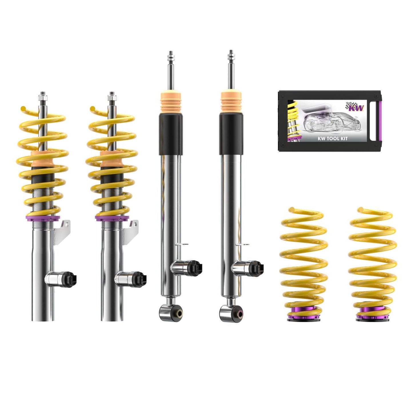 KW DDC Plug&Play / V1 / V2 / V3 / V4 (Clubsport) & ST X / XA Gewindefahrwerk Golf 8 2.0R - gepfeffert.com