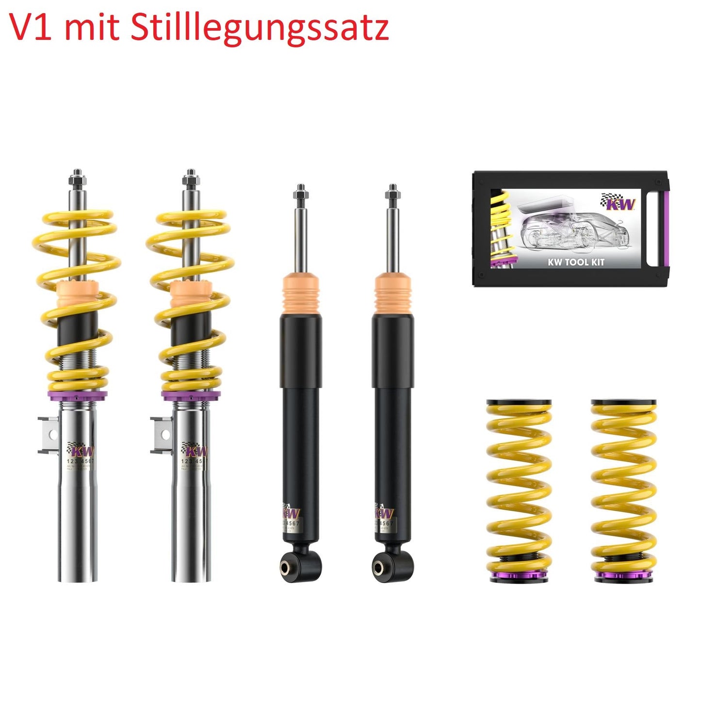 KW DDC Plug&Play / V1 / V2 / V3 / V4 (Clubsport) & ST X / XA Gewindefahrwerk Golf 8 2.0R - gepfeffert.com