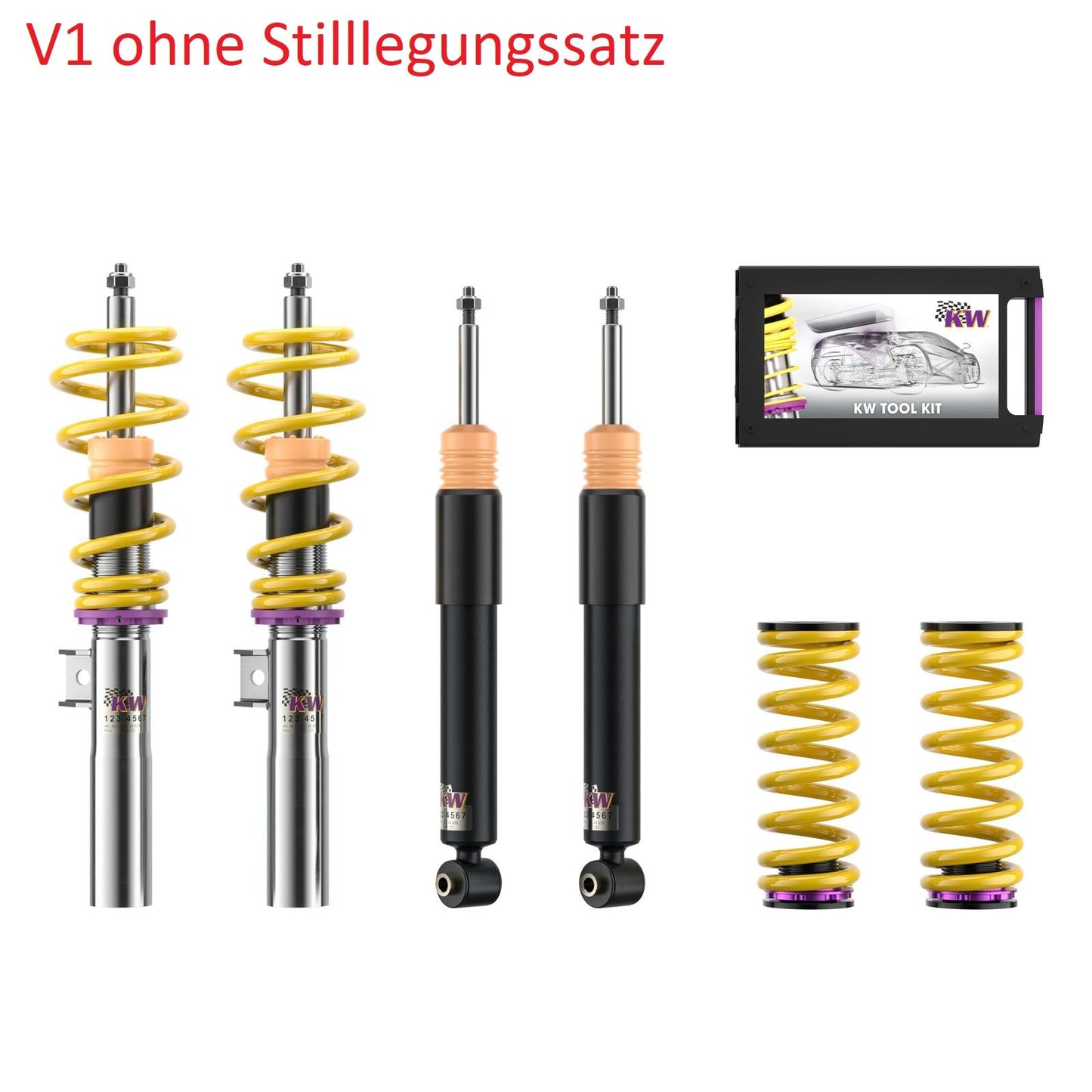 KW DDC Plug&Play / V1 / V2 / V3 / V4 (Clubsport) & ST X / XA Gewindefahrwerk Golf 8 2.0R - gepfeffert.com