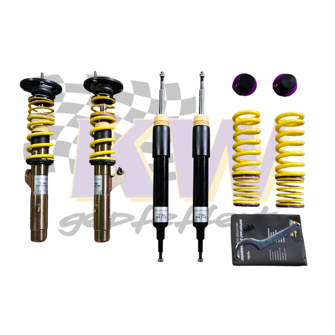 gepfeffert.com Gewindefahrwerk V2 BMW 3er E90/91/92/93 (Stahlverzinkt, mit Sturzdomlager) - gepfeffert.com