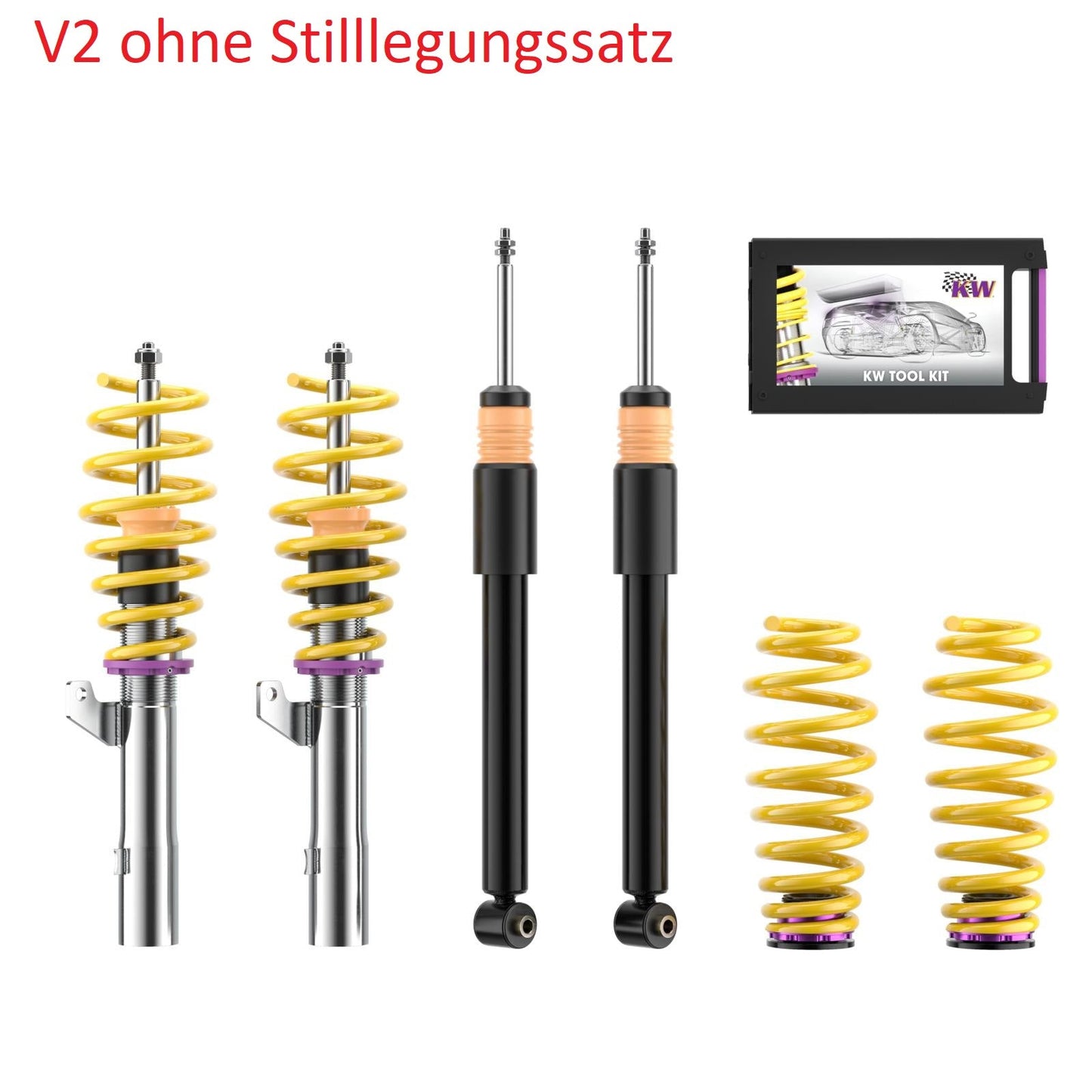 KW DDC Plug&Play / V1 / V2 / V3 / V4 (Clubsport) & ST X / XA Gewindefahrwerk Golf 8 2.0R - gepfeffert.com