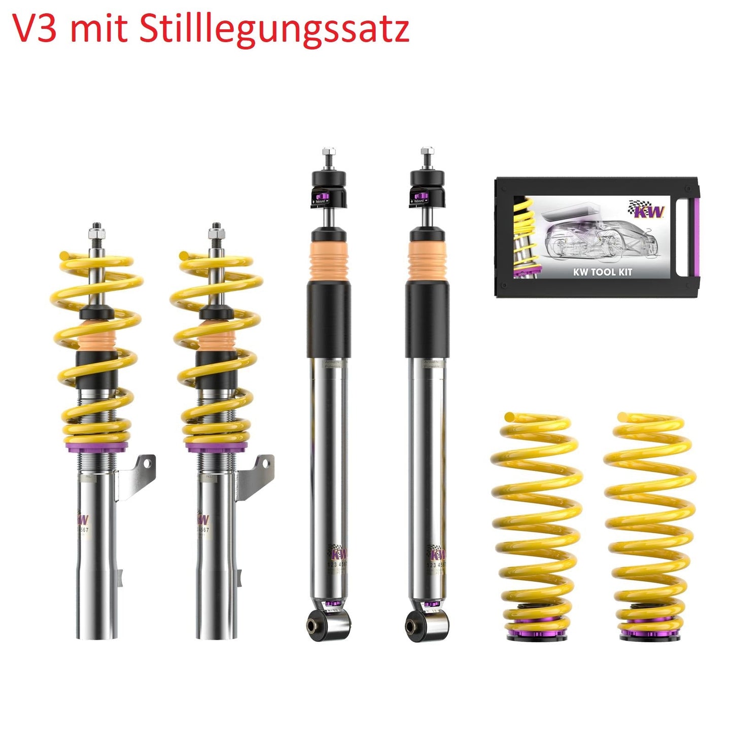 KW DDC Plug&Play + KW V3 Gewindefahrwerk Golf 8 Variant Allrad - gepfeffert.com