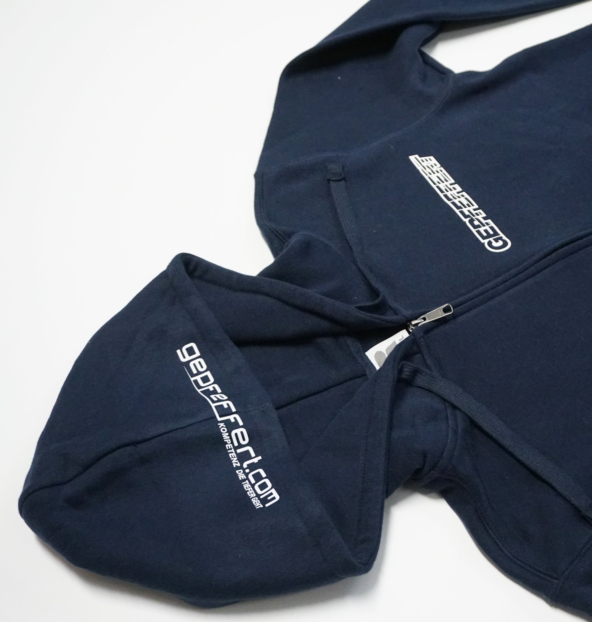 gepfeffert.com® Hoodie-Zipper GRAU/SCHWARZ/PINK/WEIß - gepfeffert.com