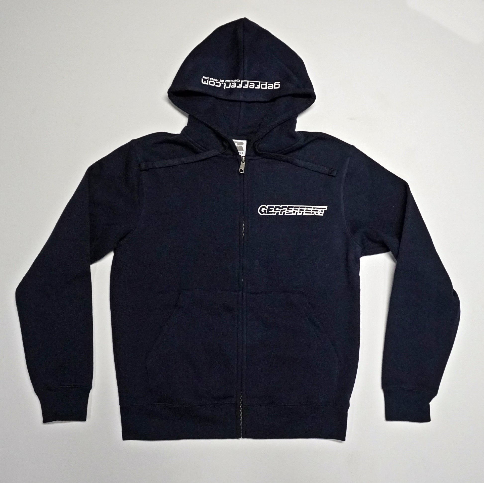 gepfeffert.com® Hoodie-Zipper GRAU/SCHWARZ/PINK/WEIß - gepfeffert.com
