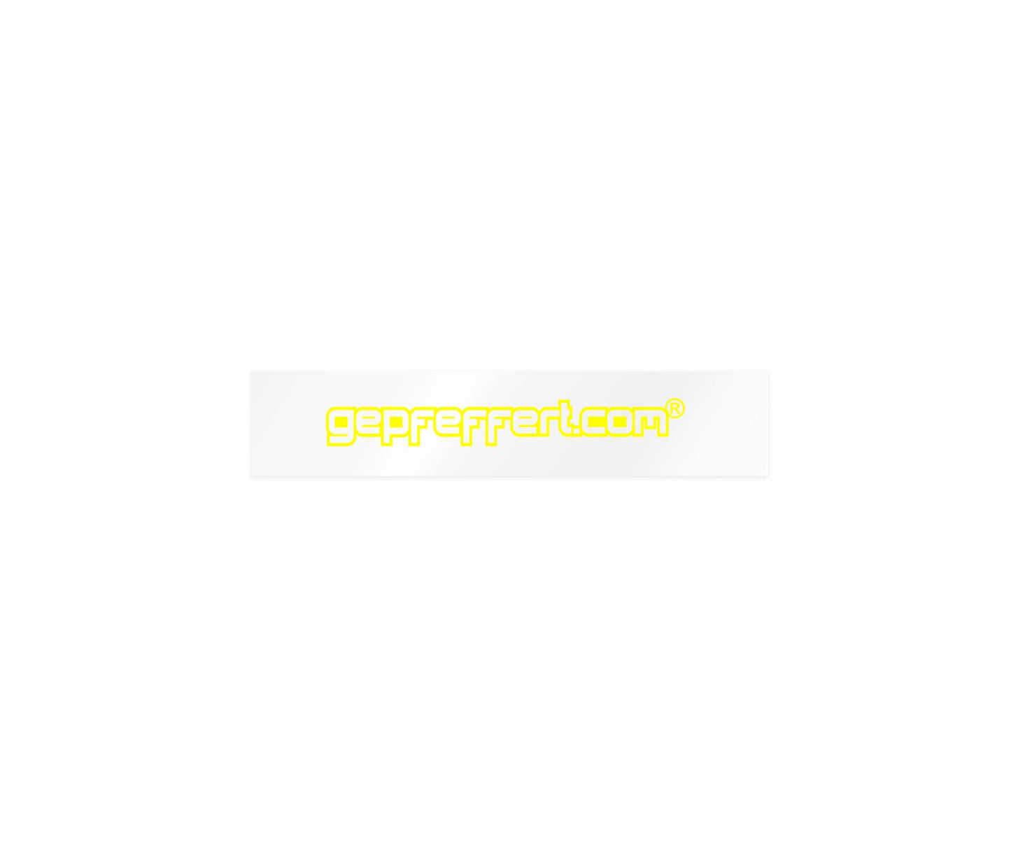 gepfeffert.com® Aufkleber Seitenscheibe gepfeffert.com 15 cm - gepfeffert.com