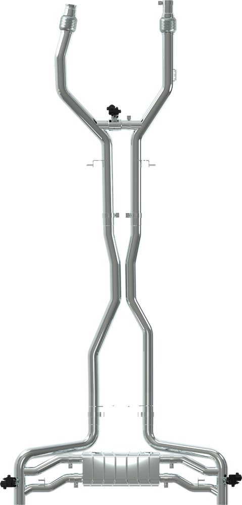 Gepfeffert.com Abgasanlage für Mercedes GLE63 / S AMG V167 - gepfeffert.com