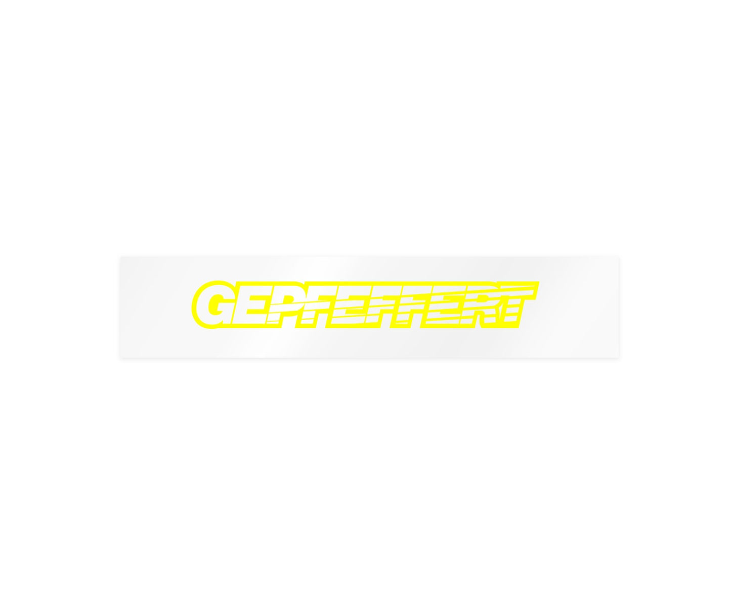 Aufkleber GEPFEFFERT Windschutzscheibe 54 cm - gepfeffert.com