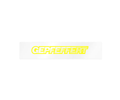 Aufkleber GEPFEFFERT Windschutzscheibe 54 cm - gepfeffert.com