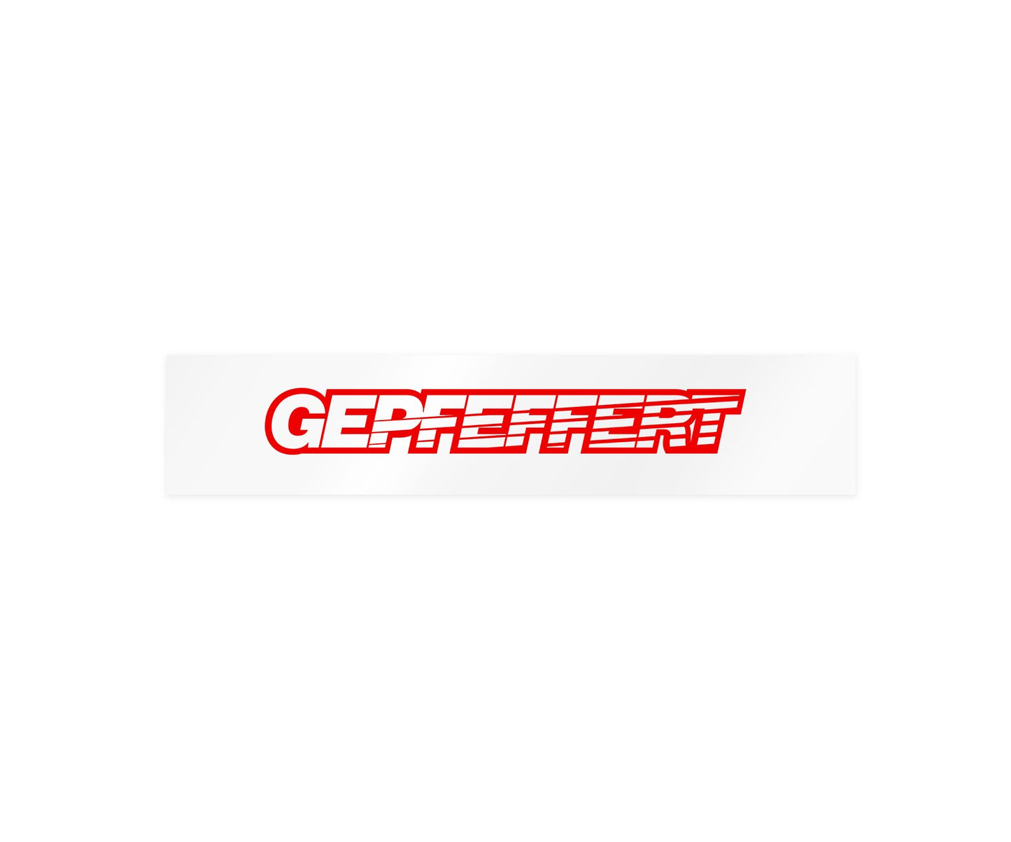 Aufkleber GEPFEFFERT Windschutzscheibe 54 cm - gepfeffert.com