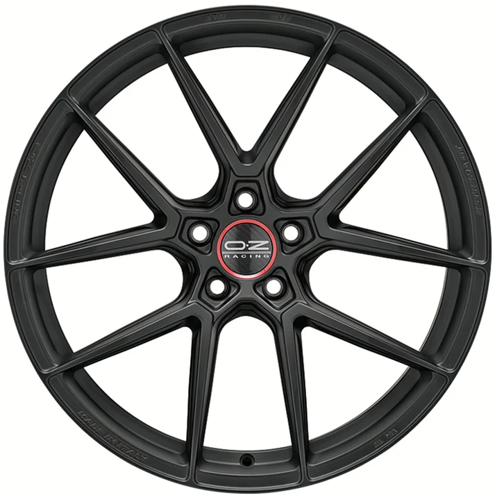 OZ Estrema Forgiata Matt Black