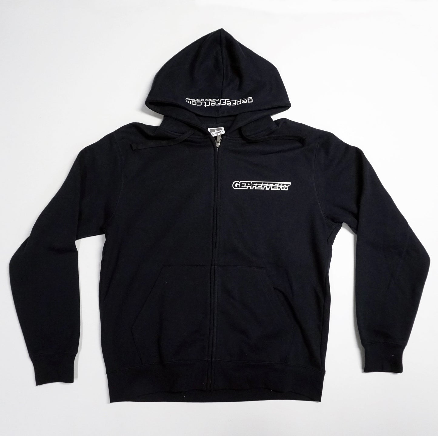 gepfeffert.com® Hoodie-Zipper GRAU/SCHWARZ/PINK/WEIß - gepfeffert.com