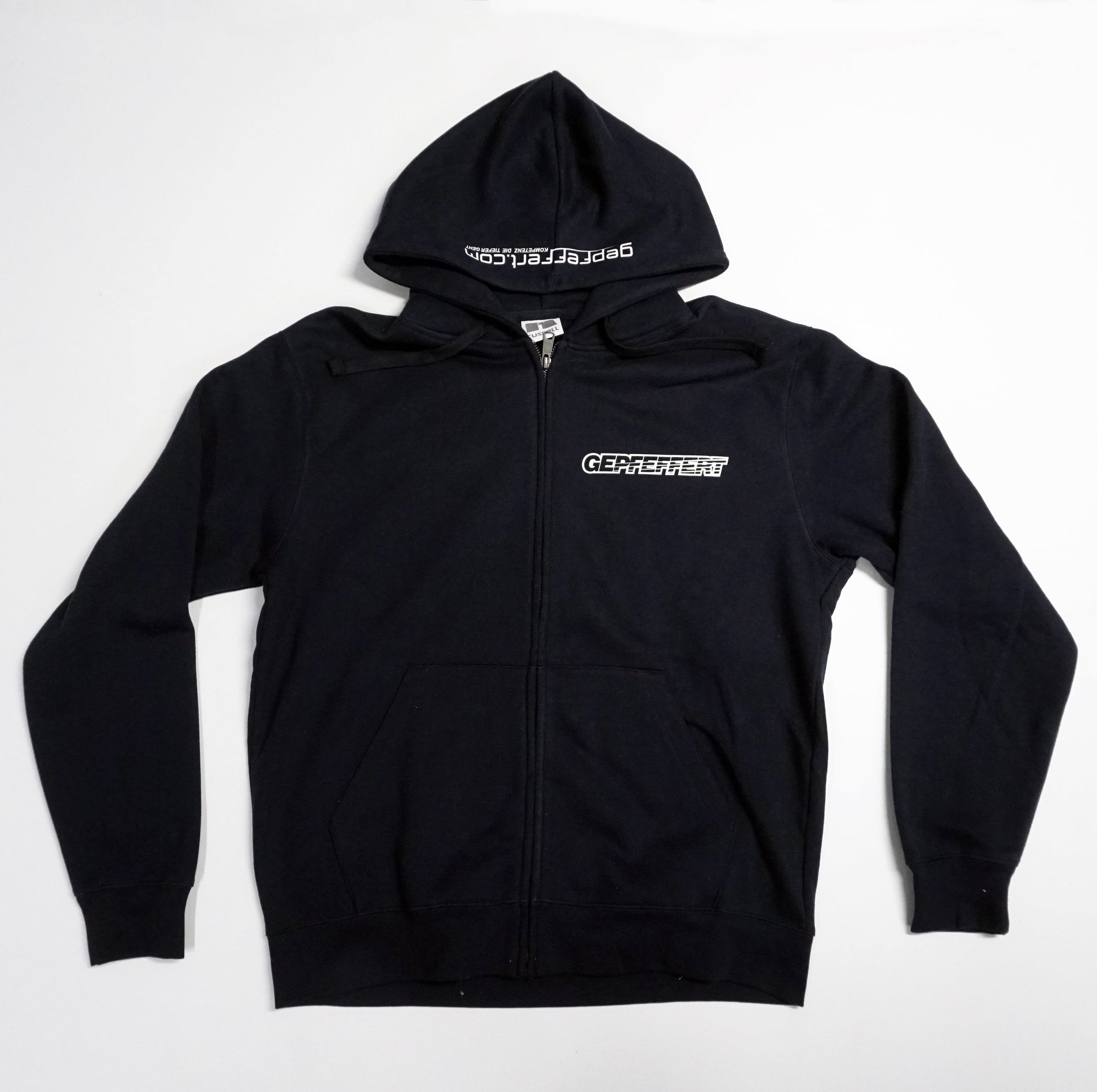 gepfeffert.com® Hoodie-Zipper GRAU/SCHWARZ/PINK/WEIß - gepfeffert.com