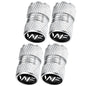 Wheelforce WF Valve Caps -Silver-