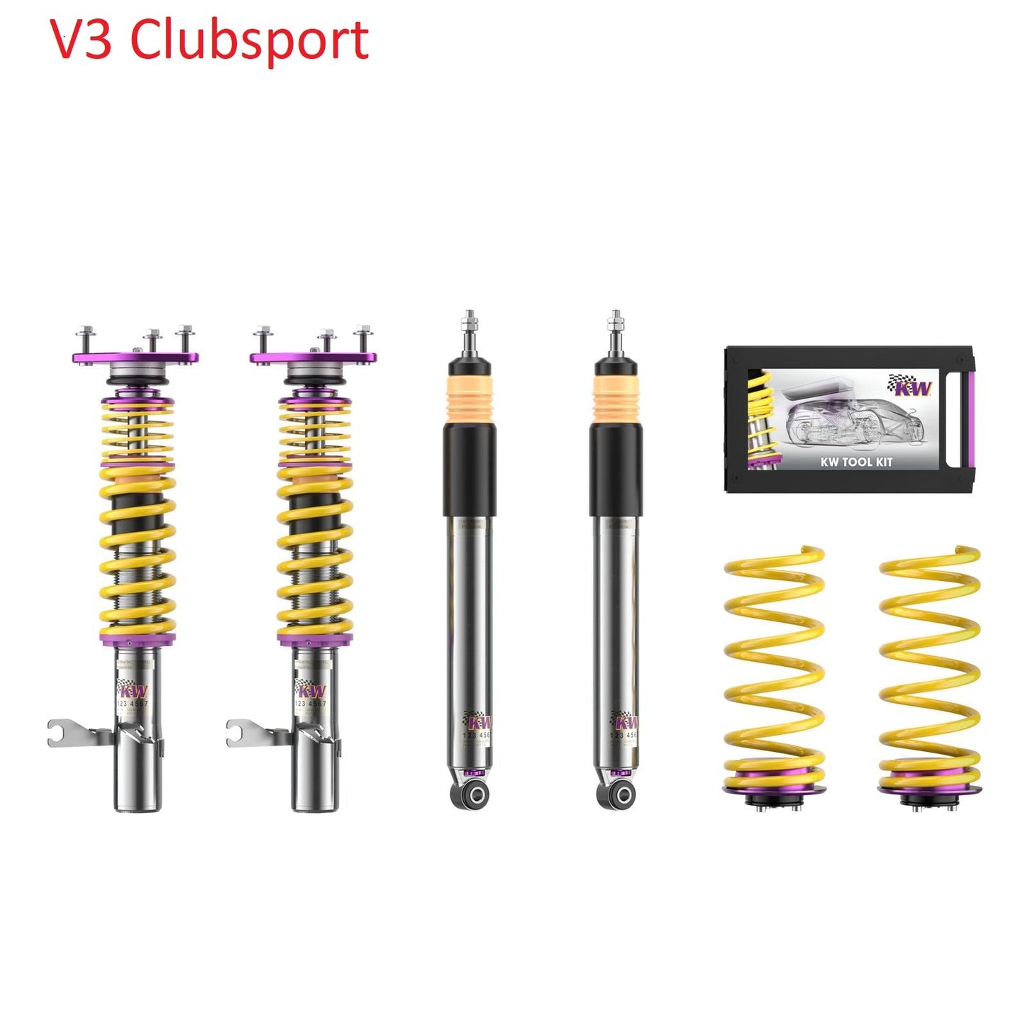 KW DDC Plug&Play / V1 / V2 / V3 / V4 (Clubsport) & ST X / XA Gewindefahrwerk Golf 8 2.0R - gepfeffert.com