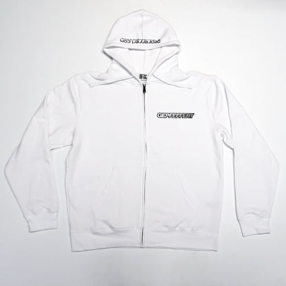 gepfeffert.com® Hoodie-Zipper GRAU/SCHWARZ/PINK/WEIß - gepfeffert.com